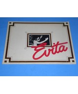 Evita Theatre Program Vintage 1979 Loni Ackerman Scott Holmes Jon Cypher - $284.91 MXN