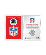 CHICAGO BEARS NFL Helmet JFK Half Dollar U.S. Coin w/ NFL Display Case L... - $12.95
