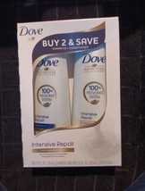 2 Pc Dove Nutritive Intensive Repair 1 Shampoo/1 Conditioner 12 Oz (N0) - £16.60 GBP