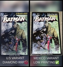 1 Rare VHTF Batman 608 MX Jim Lee Diamond RRP 2002 12 Part Hush Foreign Variant - $70.11