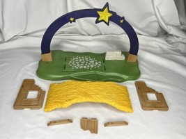 Playmobil 4884 Nativity Scene Parts Accessories Lot Tested & Works With Angel - $14.85