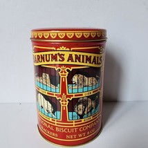 Vintage 1979 Nabisco Barnum&#39;s Animal Crackers Tin Can Replica of 1914 De... - £7.32 GBP