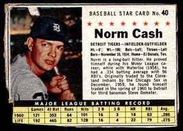 1961 Post Cereal #40b Norm Cash Mail Order Version VG-EX-B108R12 - £23.81 GBP