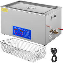 VEVOR 110V Ultrasonic Cleaner with Digital Timer &amp; Heater, 22 L, 40kHz, ... - $3,135.04 MXN