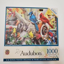 Audubon Backyard Birds Puzzle, 1000 piece Jigsaw Puzzle, Cardinal, New Unopened - £10.38 GBP