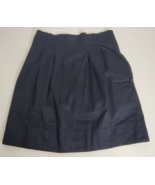 Ann Taylor Womens Black Cotton Skirt 6 Pockets Knee Length Belt Loops - £13.36 GBP