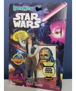 1993 JusToys BendEms Star Wars Han Solo Figure and Collectable Card  - £3.88 GBP