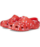 CROCS Classic Valentine day clog Cherry Red with Hearts Youth Size J3 - €34,27 EUR