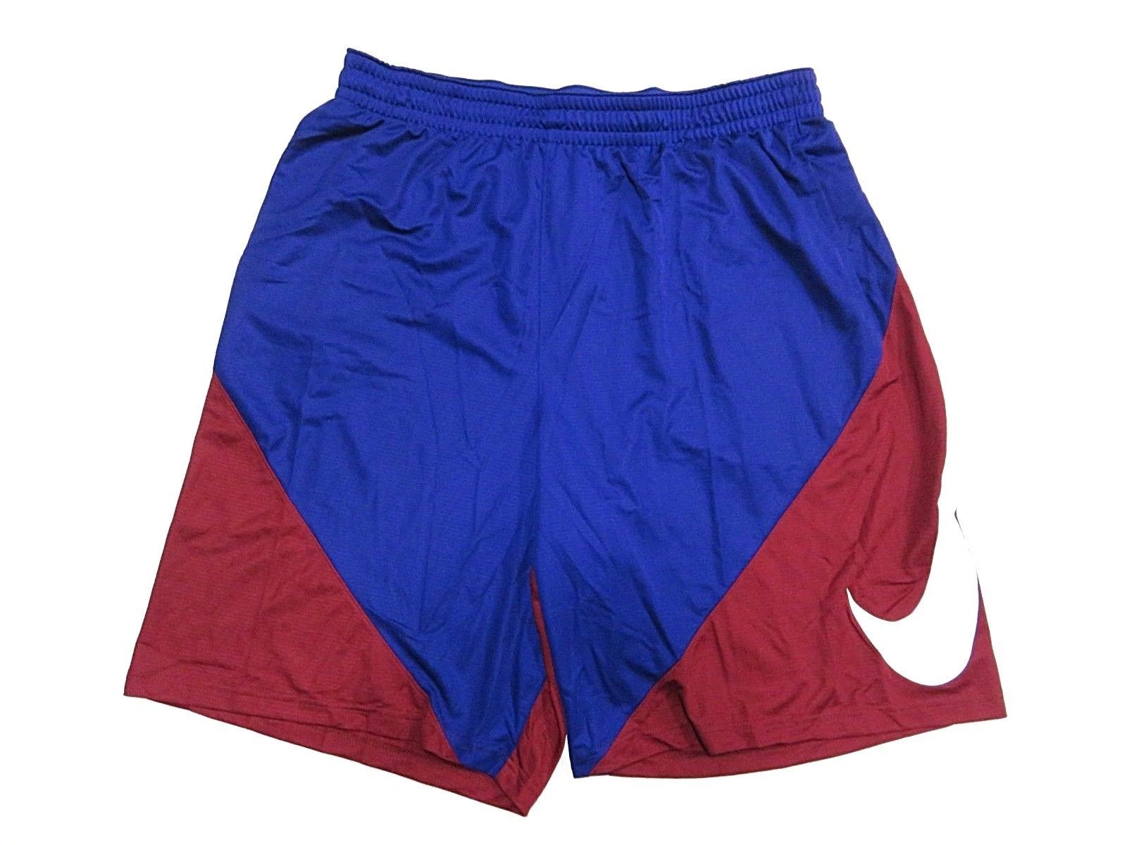 NIKE Dri-Fit Athletic Maroon & Blue Shorts Adult Men's Size 4XLT - $29.66