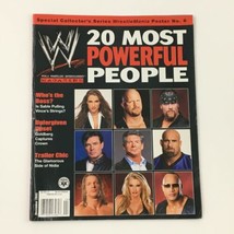 WWE Magazine December 2003 The Rock, Vince & Linda McMahon,  No Label w Poster - $13.25