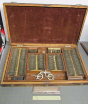 RARE Antique 1890s Optometrist Set Trial Lens in Case American Optical L@@K - £239.00 GBP