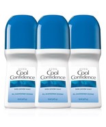 Avon Cool Confidence Baby Powder 2.6 Fluid Ounces Roll-On Deodorant Trio... - £8.64 GBP