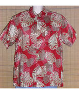 Ron Chereskin Hawaiian Shirt Red Large - $18.99