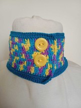 Crochet neck warmer, cowl, infinity scarf - $40.77 CAD