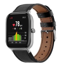 20Mm Genuine Leather Style Watch Bands Compatible With Amazfit Bip U Pro/Bip S L - £17.25 GBP