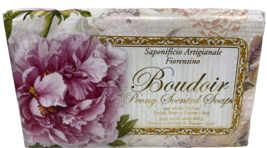 Saponificio Artigianale Fiorentino Boudior Peony Scented Soap 10.5 oz  - £13.23 GBP