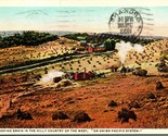 Vtg Postcard Threshing Grain on the Hilly Country of the West On Union P... - £3.08 GBP