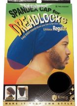 Black Dreadlocks Jumbo Rasta Stocking Spandex Cap Reggae FLEX Rastafari 12&quot; - £15.43 GBP