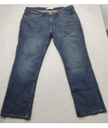 Levi&#39;s Jeans Men Size 38x30 Blue Denim Cotton 5 Pockets Relaxed Fit Stra... - $30.15 CAD