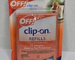 OFF! Clip On Mosquito Repellent Refills Pack of 2 SC Johnson 12hr protec... - £10.65 GBP
