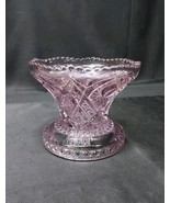 Antique EAPG Crystal AMETHYST Glass PUNCH BOWL STAND Base Bottom Only  - $70.11 CAD Antique EAPG Crystal AMETHYST Glass PUNCH BOWL STAND Base Bottom Only  - $70.11 CAD