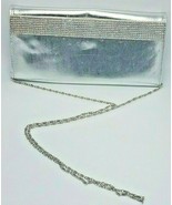 SILVER Tone CALL IT SPRING Purse Wallet Clutch on SILVER Tone Chain EUC - $14.80