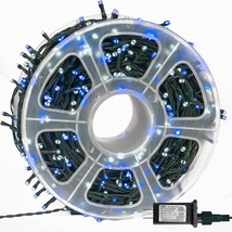 164Ft 500 Led Hanukkah String Lights, 8 Modes Waterproof Plug In Indoor Outdoor  - £39.37 GBP