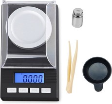 0 Point001G/0 Point0001Oz Accuracy, Portable Jewelry Scale Digital Weight With - £26.88 GBP