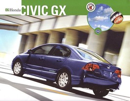 2006 Honda CIVIC GX CNG sales brochure sheet Natural Gas 06 US - $8.00