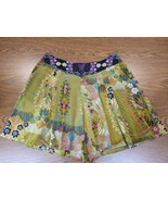 Robert Graham Floral Silk Shorts / Skort Size 14 EUC Beautiful Fabric W/... - $901.87 MXN