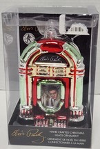 Elvis Presley Juke Box By Kurt S. Adler Glass Christmas Ornament Open Box - £21.60 GBP