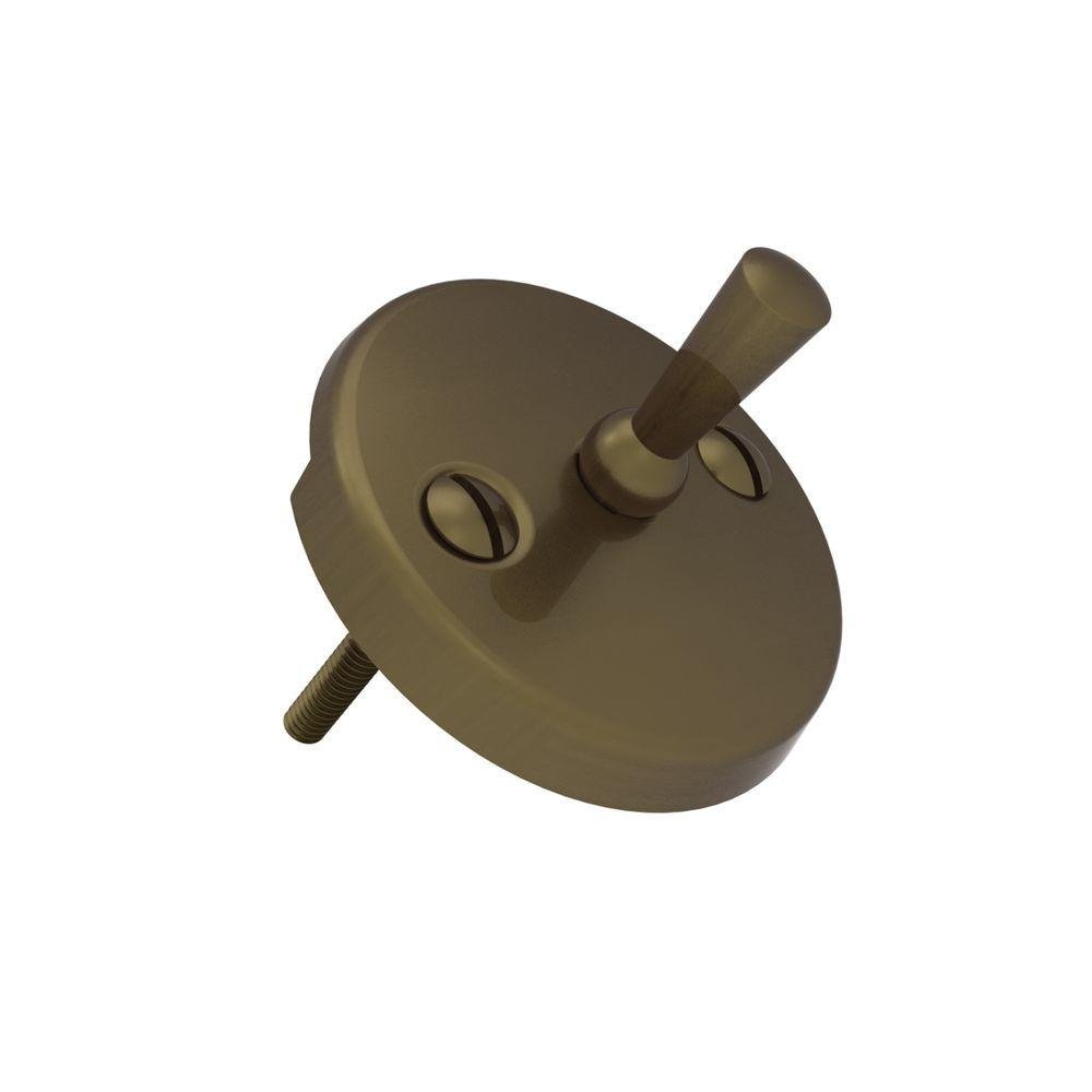 Brasstech 267/06 Round Trip Lever Faceplate, Antique Brass - $58.41