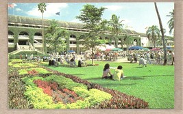 Paddock Overlooking Grandstand Horse Racing at Hialeah Race Course Florida  - £8.34 GBP