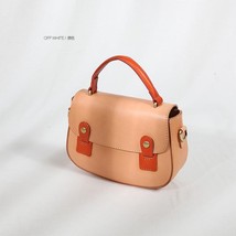Advanced Leather Women Bag 2022 New Vintage Nature Cowhide  Handbag Versatile Sh - £133.60 GBP