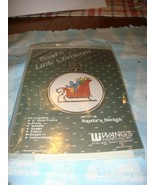 Wang&#39;s International Cross Stitch Bead A Little Christmas Santa&#39;s Sleigh... - $15.74 CAD