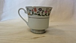 Ashley China, Eternal Love Pattern, Pedestal Coffee / Tea Cup Colored Fl... - £19.75 GBP