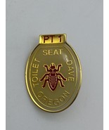 VTG VFW Order Of The Cootie PT1 Toilet Seat Dave Oregon Pin Pinback Lape... - $12.48
