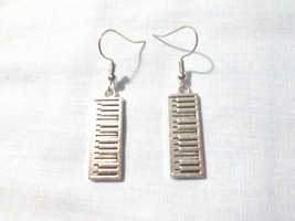 Piano Keyboard Musician Musical Instrument Charms Dangling Pair Of Earrings - £4.81 GBP