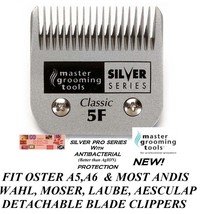 Antimicrobial Classic 5F Blade*Fit Oster A5,Many Andis,Wahl Pet Grooming Clipper - £27.96 GBP
