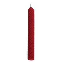 100% Pure Natural Handmade Beeswax Honeycomb Hand Rolled Taper Candles 8 inch - £6.38 GBP