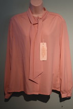 Vintage COUNTY SOPHISTICATES Womens Old Pink Blouse Size 16 (NWT) Pendle... - £19.97 GBP