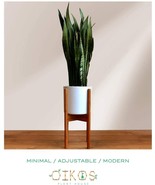 Bamboo Adjustable Plant Stand  8 to 12 Inch Planter Stand for Indoor Pla... - $33.97 CAD