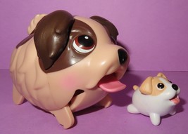 Chubby Puppies Puppy Spin Master Shih Tzu Lot Dog Mom and Baby Set - $16.00