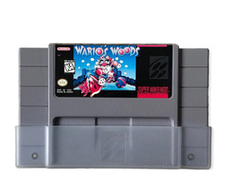 Wario&#39;s Woods (Super Nintendo Entertainment System, 1994) with pin prote... - £18.55 GBP