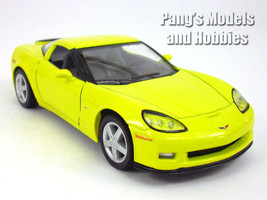 5 inch Chevy Corvette Z06 1/36 Scale Diecast Model by Kinsmart - Yellow - £11.59 GBP