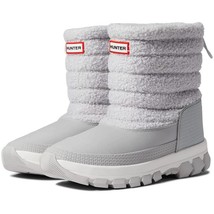 Hunter women's sherpa short snowboot in Frosted Grey - size 7 - £89.88 GBP