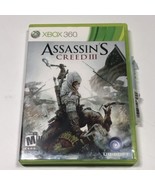 Assassin&#39;s Creed 3 Microsoft Xbox 360 Game 2012 NO MANUAL - £8.14 GBP