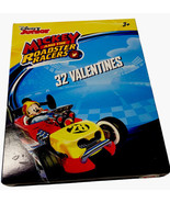 Mickey and the Roadster Racers Valentines Box of 32 with 8 Different Des... - £4.86 GBP