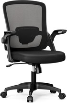 Funria Ergonomic Swivel Mid Back Mesh Office Chair Black Desk Chair Mesh - £111.74 GBP