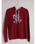 Old Navy Maroon with Gold Logo Pullover Hoodie Size M Women - $298.67 MXN